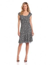 Weston Wear Women's Cap Sleeve Rachel Knit Printed Dress Weston Wear Women's Cap Sleeve Rachel Knit Printed Dress