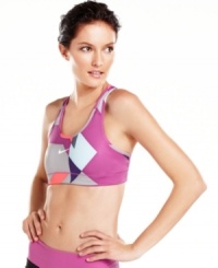 Nike's sports bra is a stylish basic for all sorts of activities! The Dri-FIT technology wicks moisture away so you keep cool and comfortable during your workout. Nike's sports bra is a stylish basic for all sorts of activities! The Dri-FIT technology wicks moisture away so you keep cool and comfortable during your workout.