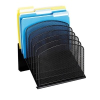 Safco Mesh Desk Organizer with Eight Tiered Sections (3258BL) Safco Mesh Desk Organizer with Eight Tiered Sections (3258BL)