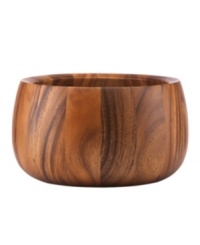 Less is more with Dansk wood serveware and serving dishes. Panels of rich acacia are forged together in this collection of ultra-smooth, simply beautiful Tulip salad bowls, a natural choice when it comes to serving fresh, healthy meals. Less is more with Dansk wood serveware and serving dishes. Panels of rich acacia are forged together in this collection of ultra-smooth, simply beautiful Tulip salad bowls, a natural choice when it comes to serving fresh, healthy meals.