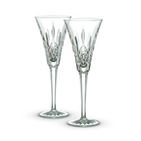So treasured and so timeless, the beauty of this pair of Lismore toasting flutes grows with love. Between the intricate diamond and wedge cuts and the perfect fit in your hands, you will enjoy using or giving them to celebrate special occasions. So treasured and so timeless, the beauty of this pair of Lismore toasting flutes grows with love. Between the intricate diamond and wedge cuts and the perfect fit in your hands, you will enjoy using or giving them to celebrate special occasions.