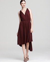 Channel your inner Greek goddess in this ethereal, silky-soft Robert Rodriguez dress that boasts sophisticated, clean lines in front with a twisted racerback and asymmetric hem for a touch of intrigue. Channel your inner Greek goddess in this ethereal, silky-soft Robert Rodriguez dress that boasts sophisticated, clean lines in front with a twisted racerback and asymmetric hem for a touch of intrigue.