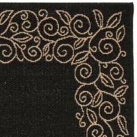 Safavieh CY5139D Courtyard Collection Black and Sand Indoor/Outdoor Area Rug, 8-Feet by 11-Feet 2-Inch Safavieh CY5139D Courtyard Collection Black and Sand Indoor/Outdoor Area Rug, 8-Feet by 11-Feet 2-Inch