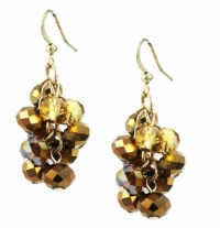 INC International Concept Earrings, Gold-Tone Gold Ombre Beads Cluster Earrings INC International Concept Earrings, Gold-Tone Gold Ombre Beads Cluster Earrings