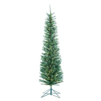 Kurt Adler 6-Feet Pre-Lit Manchester Pine Pencil Tree Kurt Adler 6-Feet Pre-Lit Manchester Pine Pencil Tree
