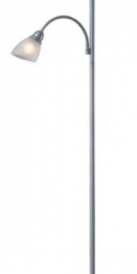 Normande Lighting JS3-130 CFL Torchiere Floor Lamp with Side Reading Lamp including CFL Bulbs Normande Lighting JS3-130 CFL Torchiere Floor Lamp with Side Reading Lamp including CFL Bulbs