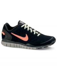 Nike's Free TR Fit 2 Shield sneakers are designed for the female athlete looking to improve lower body strength and flexibility while training for her sport. Nike's Free TR Fit 2 Shield sneakers are designed for the female athlete looking to improve lower body strength and flexibility while training for her sport.