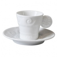 Bernardaud Louvre Espresso Cup & Saucer Bernardaud Louvre Espresso Cup & Saucer