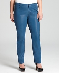 With luxe texture and subtle shine, these coated Jame Jeans jeggings infuse your denim rotation with real modern edge. With luxe texture and subtle shine, these coated Jame Jeans jeggings infuse your denim rotation with real modern edge.