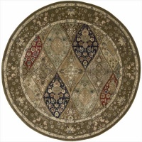 Nourison 2000 2292 Round Rug, Multicolored, 6.0-Feet by 6.0-Feet Nourison 2000 2292 Round Rug, Multicolored, 6.0-Feet by 6.0-Feet