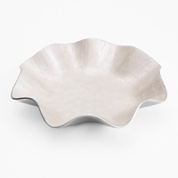 Bring the beauty of the beach to your table with the Simply Designz Ivory Collection. Handcrafted with a delicate scalloped ivory interior, this elegant bowl is equally suited to casual and formal dining. Bring the beauty of the beach to your table with the Simply Designz Ivory Collection. Handcrafted with a delicate scalloped ivory interior, this elegant bowl is equally suited to casual and formal dining.