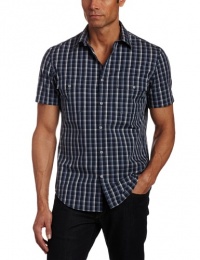Perry Ellis Men's Short Sleeve Slim Button Down Shirt Perry Ellis Men's Short Sleeve Slim Button Down Shirt