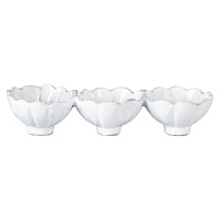 Handmade from Venetian terra marrone, or brown clay, these ornately sculpted 3-part serving trays are inspired by the early Baroque period of Italian art and architecture. Handmade from Venetian terra marrone, or brown clay, these ornately sculpted 3-part serving trays are inspired by the early Baroque period of Italian art and architecture.