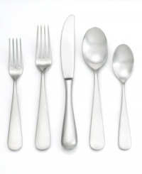 Yamazaki lends a hand with a flatware set that includes service for eight and coordinating serveware. Smooth, teardrop-shaped handles are entirely timeless, made to complement any dinnerware and decor. Yamazaki lends a hand with a flatware set that includes service for eight and coordinating serveware. Smooth, teardrop-shaped handles are entirely timeless, made to complement any dinnerware and decor.