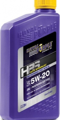 Royal Purple 32520 HPS 5W-20 High Performance Street Synthetic Motor Oil with Synerlec - 12 Quart