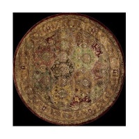 Nourison Rugs Jaipur Collection JA25 Multi Color Round 6' x 6' Area Rug Nourison Rugs Jaipur Collection JA25 Multi Color Round 6' x 6' Area Rug