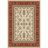 Safavieh Lyndhurst Collection LNH331A Ivory and Rust Area Rug, 5-Feet 3-Inch by 7-Feet 6-Inch