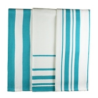 MÜincotton® dish towels are made with a 100% cotton basketweave, making them incredibly soft, tactile and highly absorbent. Finished with an all-around hem for extra durability and hanging loop. Stripe dish towel sets come with 3 unique stripe patterns. MÜincotton® dish towels are made with a 100% cotton basketweave, making them incredibly soft, tactile and highly absorbent. Finished with an all-around hem for extra durability and hanging loop. Stripe dish towel sets come with 3 unique stripe patterns.