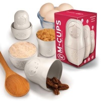 Fred M Cup Measuring Matroyshkas, Set of 6 Dry Measuring Cups Fred M Cup Measuring Matroyshkas, Set of 6 Dry Measuring Cups