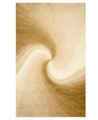 A hypnotic swirl is captured in sandy tones, hand-carved in highs and lows for added texture and a more defined wave. Meticulously crafted by hand from 100% wool, stepping on this area rug from Liora Manne is like having sand between your toes. A hypnotic swirl is captured in sandy tones, hand-carved in highs and lows for added texture and a more defined wave. Meticulously crafted by hand from 100% wool, stepping on this area rug from Liora Manne is like having sand between your toes.