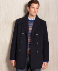 Lauren by Ralph Lauren tailors a pea coat with the kind of sturdy good looks that demonstrate how and why this style stays classic in season after season. Lauren by Ralph Lauren tailors a pea coat with the kind of sturdy good looks that demonstrate how and why this style stays classic in season after season.