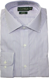 Lauren By Ralph Lauren Slim-Fit Non Iron Multi-Stripe Dress Shirt Lauren By Ralph Lauren Slim-Fit Non Iron Multi-Stripe Dress Shirt