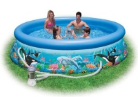 Intex 54905EG 12-Foot by 30-Inch Ocean Reef Easy Set Pool Set Intex 54905EG 12-Foot by 30-Inch Ocean Reef Easy Set Pool Set