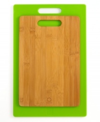 Cut out for kitchen duty! A get-down-to-business duo conquers every chopping, slicing and dicing task coming its way. A bamboo board and a stain-resistant polypropylene board go easy on your best knives. Cut out for kitchen duty! A get-down-to-business duo conquers every chopping, slicing and dicing task coming its way. A bamboo board and a stain-resistant polypropylene board go easy on your best knives.