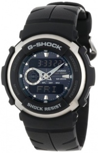Casio Men's G300-3AV G-Shock Ana-Digi Black Street Rider Watch Casio Men's G300-3AV G-Shock Ana-Digi Black Street Rider Watch