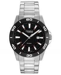 Designed for the active man, this Caravelle by Bulova watch keeps pace with reliable precision. Designed for the active man, this Caravelle by Bulova watch keeps pace with reliable precision.