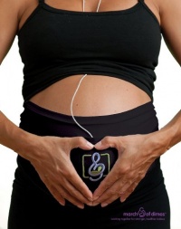 Sound Beginnings Pregnancy Music Belly Band, Black, Medium Sound Beginnings Pregnancy Music Belly Band, Black, Medium