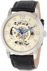Stuhrling Original Men's 107EM.331531 Classic Delphi Omega Stainless Steel Automatic Skeleton Watch Gift Set Stuhrling Original Men's 107EM.331531 Classic Delphi Omega Stainless Steel Automatic Skeleton Watch Gift Set