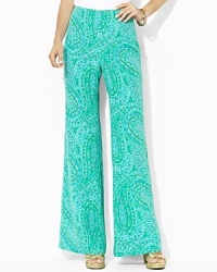 A chic wide leg adds modern refinement to the classic silhouette of our ultra-soft silk pant. A chic wide leg adds modern refinement to the classic silhouette of our ultra-soft silk pant.