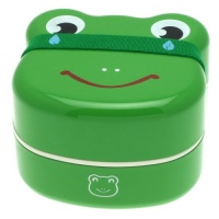 Kotobuki 2-Tiered Bento Box, Frog Face Kotobuki 2-Tiered Bento Box, Frog Face