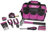 The Original Pink Box PB30TBK 12-Inch Tool Bag and 30-Piece Tool Set, Pink The Original Pink Box PB30TBK 12-Inch Tool Bag and 30-Piece Tool Set, Pink