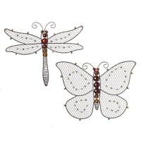 Grasslands Road Gardenfly Wall Decor Assortment, 17-Inch, Set of 4