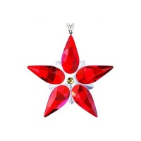 Swarovski Crystal Figurine #905210, Poinsettia Small Ornament Swarovski Crystal Figurine #905210, Poinsettia Small Ornament