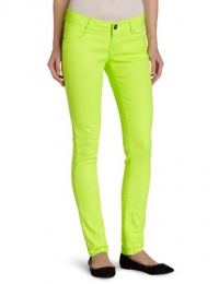 Southpole Juniors Basic Stretch Twill Neon Color Skinny Jean, Acid Green, 7 Southpole Juniors Basic Stretch Twill Neon Color Skinny Jean, Acid Green, 7