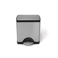 simplehuman Rectangular Step Trash Can, Fingerprint-Proof Brushed Stainless Steel, 25 Liters /6.5 Gallons simplehuman Rectangular Step Trash Can, Fingerprint-Proof Brushed Stainless Steel, 25 Liters /6.5 Gallons