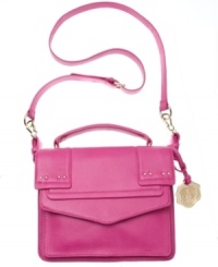 Elegance is all about the details and this Vince Camuto crossbody has it in spades. From the polished gold-tone hardware to the delicate accent stitching, this silhouette is a season essential. Elegance is all about the details and this Vince Camuto crossbody has it in spades. From the polished gold-tone hardware to the delicate accent stitching, this silhouette is a season essential.