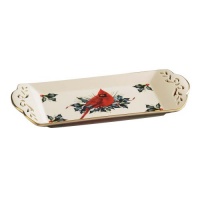 Lenox Winter Greetings Pierced Tidbit Tray Lenox Winter Greetings Pierced Tidbit Tray