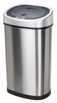 Nine Stars DZT-50-9 Infrared Touchless Stainless Steel Trash Can, 13.2-Gallon Nine Stars DZT-50-9 Infrared Touchless Stainless Steel Trash Can, 13.2-Gallon