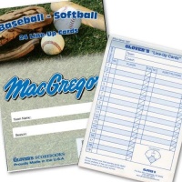 Glovers Baseball/Softball Line-Up Card Booklet Glovers Baseball/Softball Line-Up Card Booklet