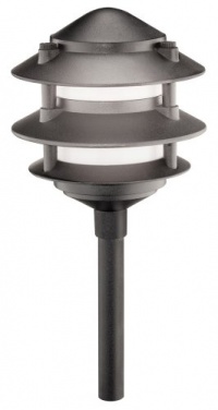 Malibu 1301-9200-80 Cast Metal Tier Light, Black Malibu 1301-9200-80 Cast Metal Tier Light, Black