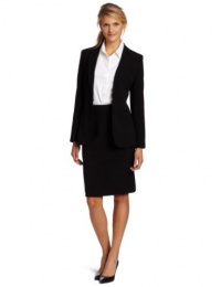 DKNYC Women's 2 Button Blazer, Black, 4 DKNYC Women's 2 Button Blazer, Black, 4