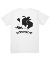 You'll look moovelous in this moostache tee by Hybrid. You'll look moovelous in this moostache tee by Hybrid.