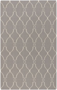Surya Fallon 18-Inch Corner Sample 100-Percent Wool Hand Woven Area Rug