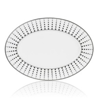 Mikasa Cheers Dots 16-Inch Oval Platter Mikasa Cheers Dots 16-Inch Oval Platter