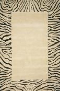 Liora Manne Seville Zebra Border Hand Tufted Rug, 8 by 10-Feet, Neutral Liora Manne Seville Zebra Border Hand Tufted Rug, 8 by 10-Feet, Neutral