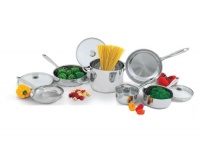 Wolfgang Puck Stainless Steel 10-Piece Cookware Set Wolfgang Puck Stainless Steel 10-Piece Cookware Set